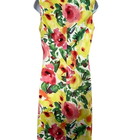 Alyx | Floral Print Dress | Front Pleated Detail - Picture 6 of 8
